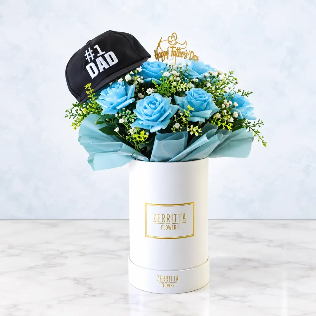 Blue Rose Dad Box