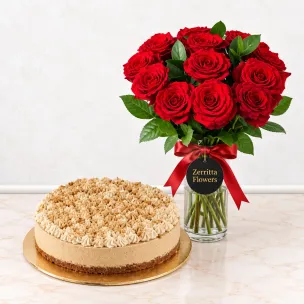 Cappuccino Cake Blooms