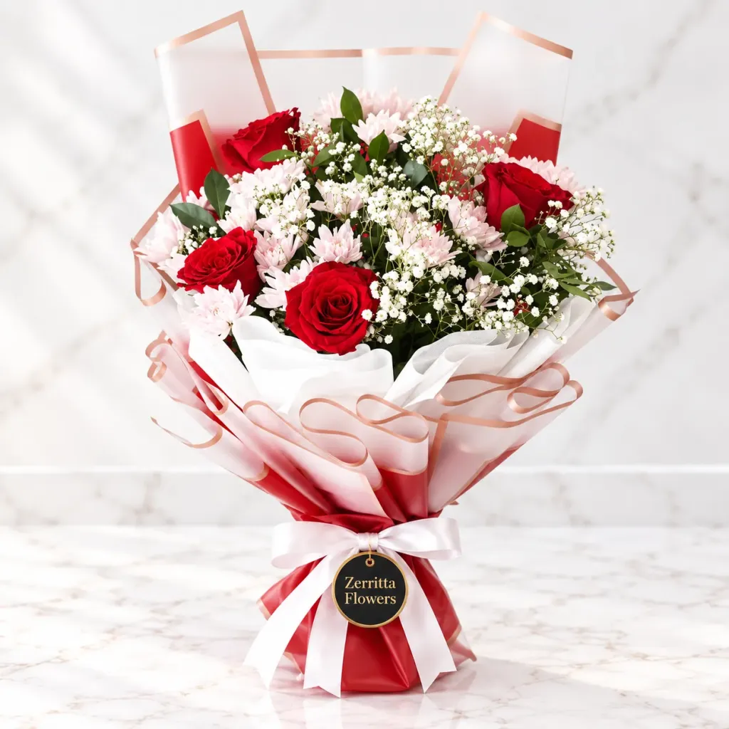 Crimson Romance Bouquet
