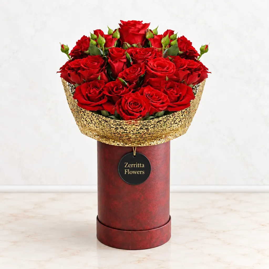 Dazzling Red Roses