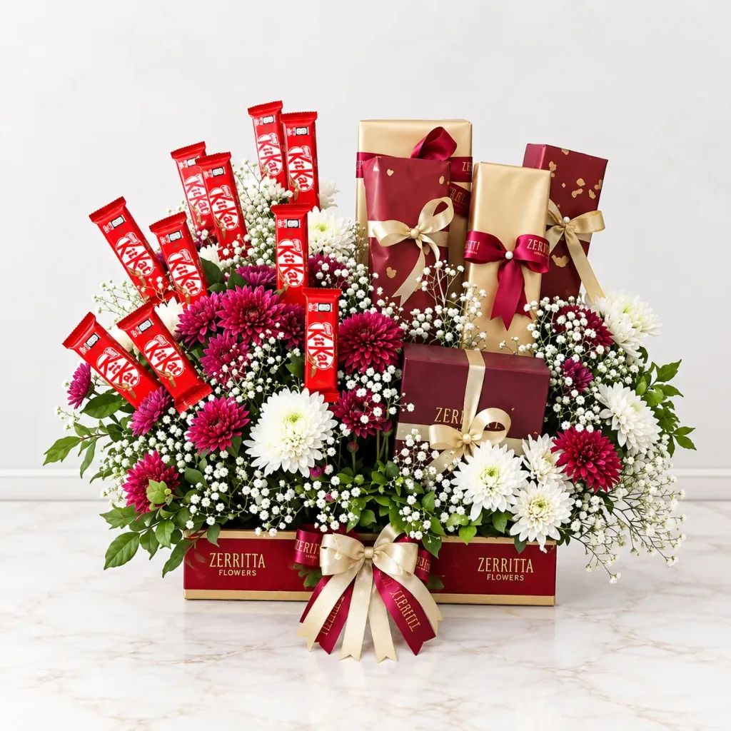 Deluxe Flowers Chocolate