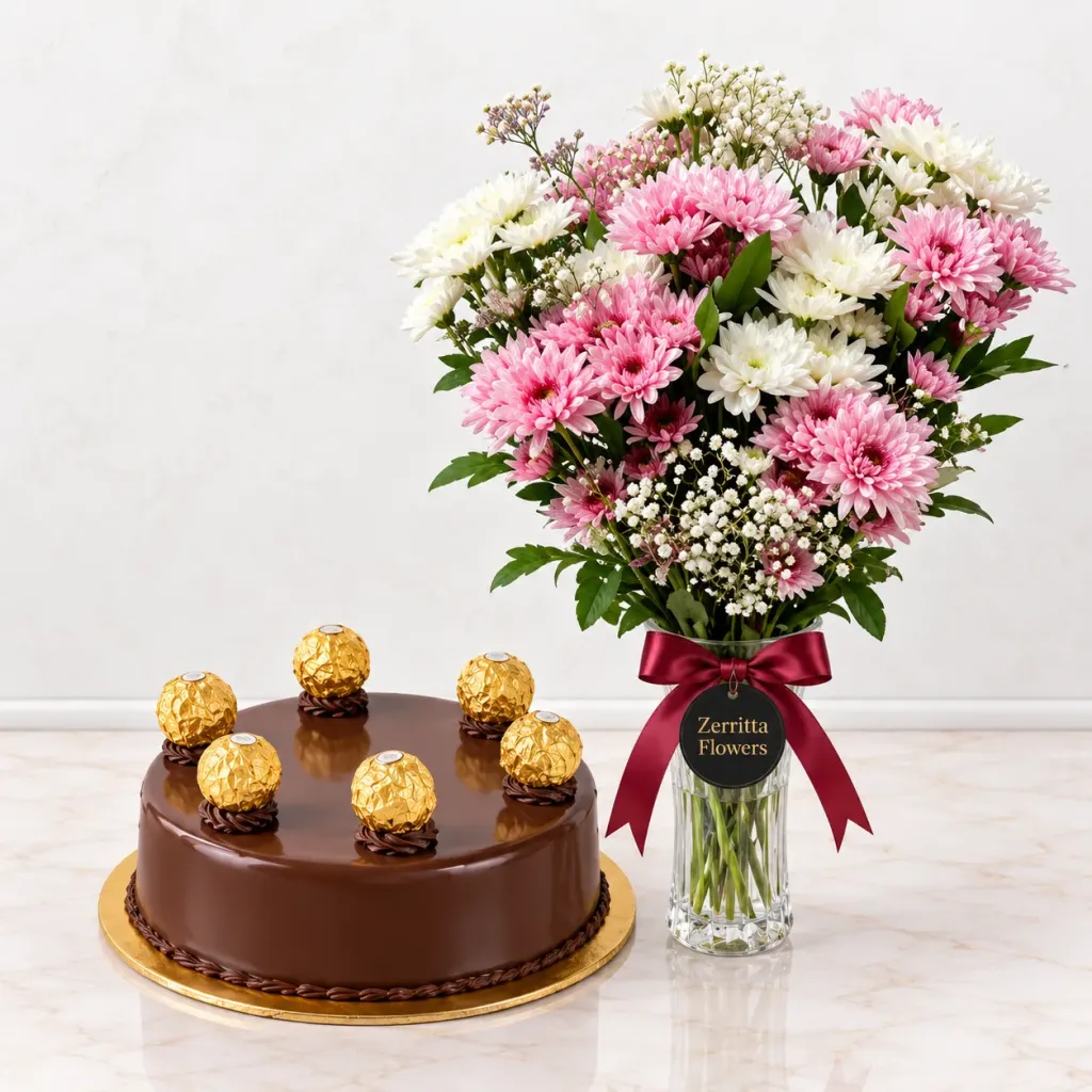 Ferrero Cake Blooms