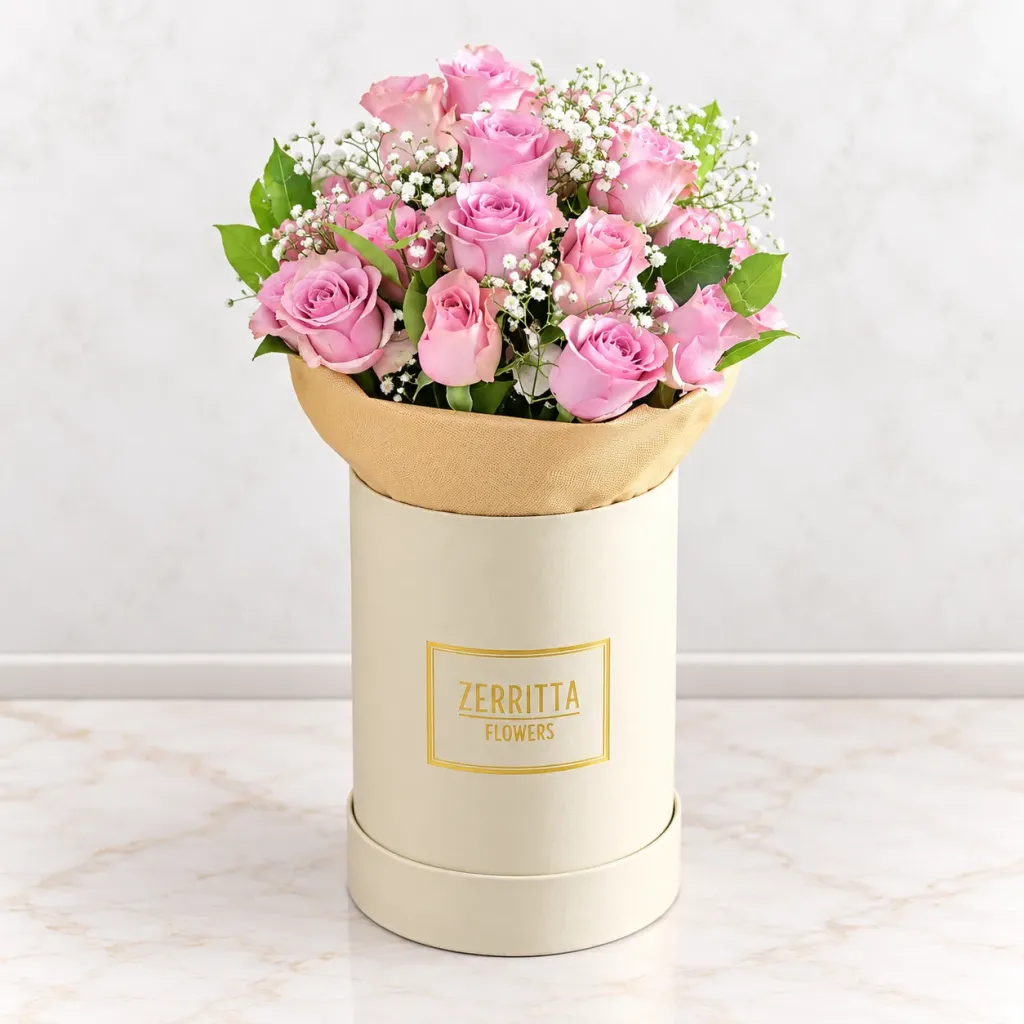 Long Stem Pink Roses