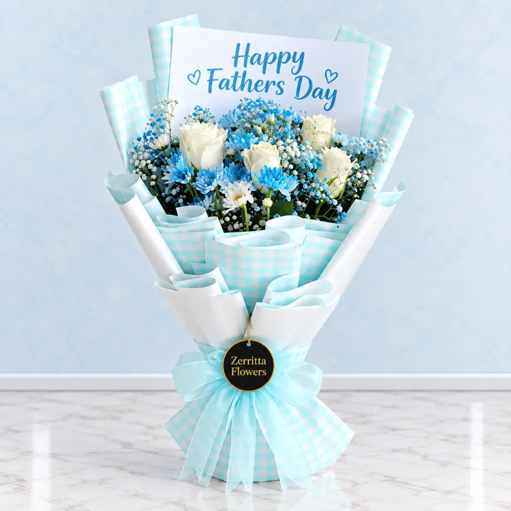 Lovely White Rose Bouquet