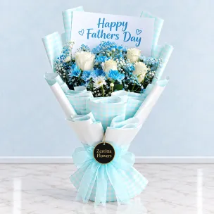 Lovely White Rose Bouquet