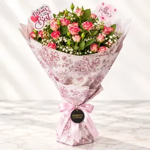 Pink Mothers Day Bouquet