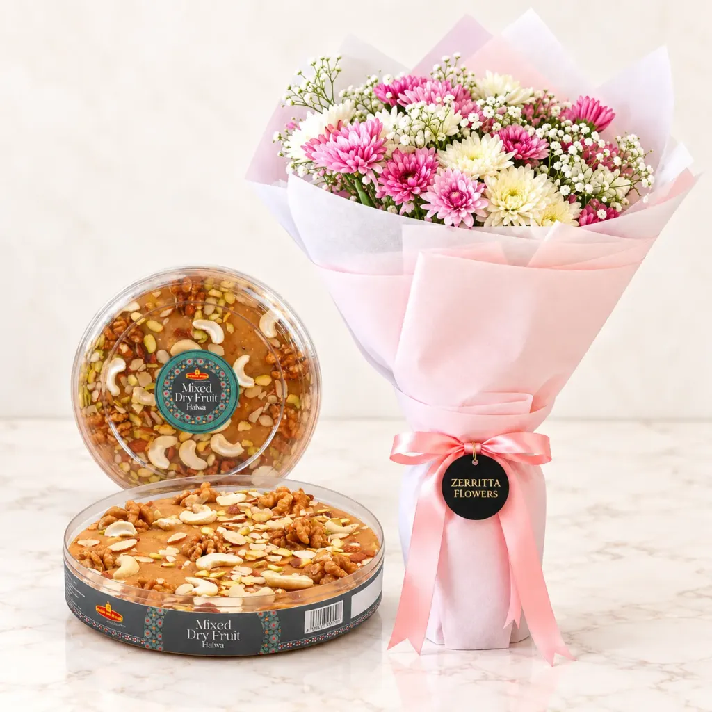 Pink Rose Halwa Delight