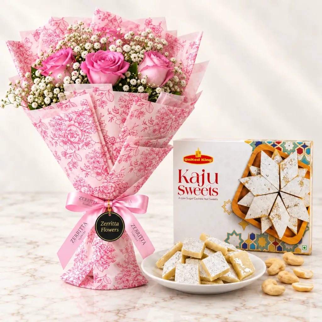 Pink Rose Kaju Delight