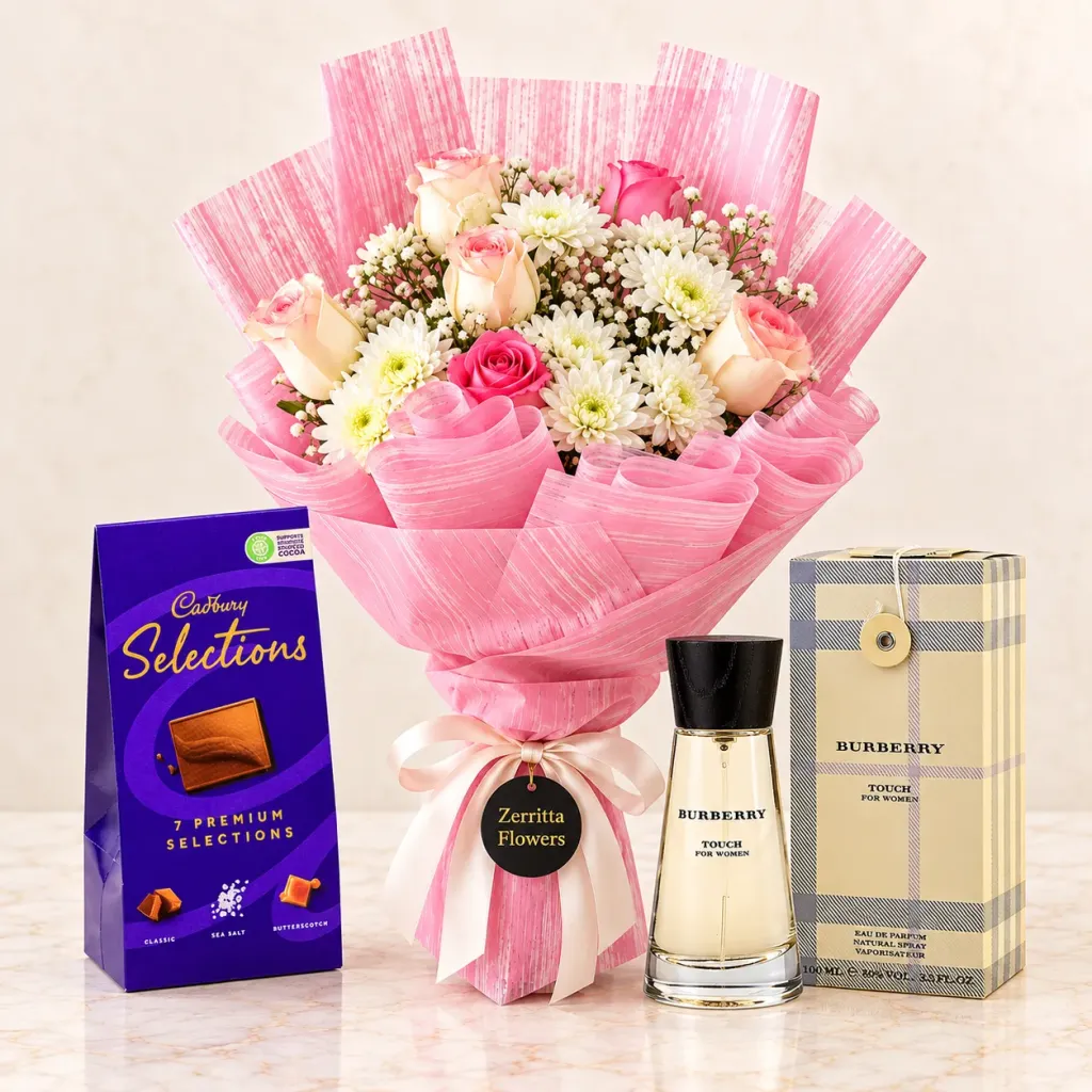Pink Rose Luxury Combo Pink Rose Luxury Combo