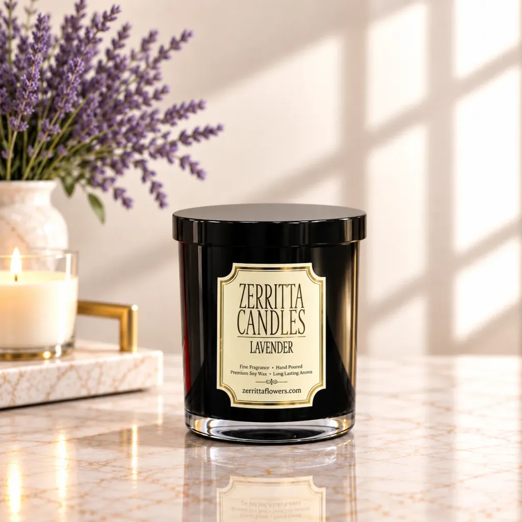 Small Lavender Candle