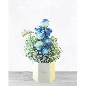 Elegant Blue Father's Tribute