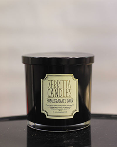 Large Zerritta Pomegranate Noir Candle