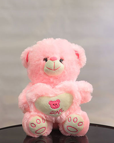 Pink Small Teddy Bear of Affection