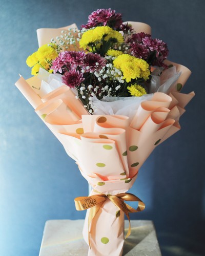 Flower Bouquet and Flowers as Gift