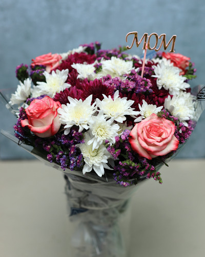 Joyful Bouquet Of Mixed Flowers