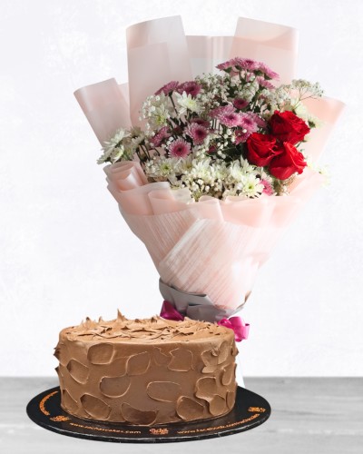 Chocolate Malt Cake Bloom Set