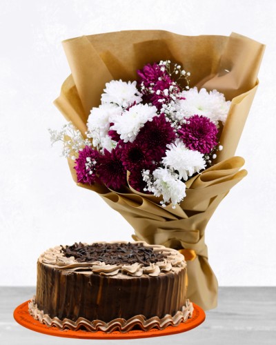 Double Chocolate Cake Bloom Pair