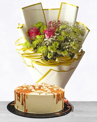 Vanilla Crunch Cake Bloom Set