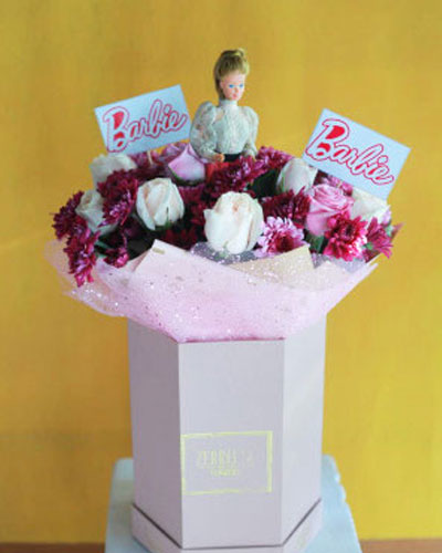 Cream and Magenta Barbie Finale