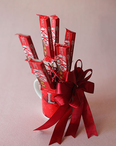 Sweetheart Kit-Kat Delight Bouquet