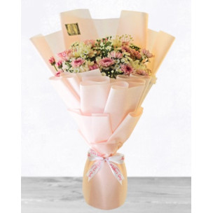 Pastel Bliss Flower Bouquet