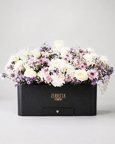 Elegant White Blossom Box