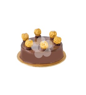 Ferrero Roche Cake with Flowers