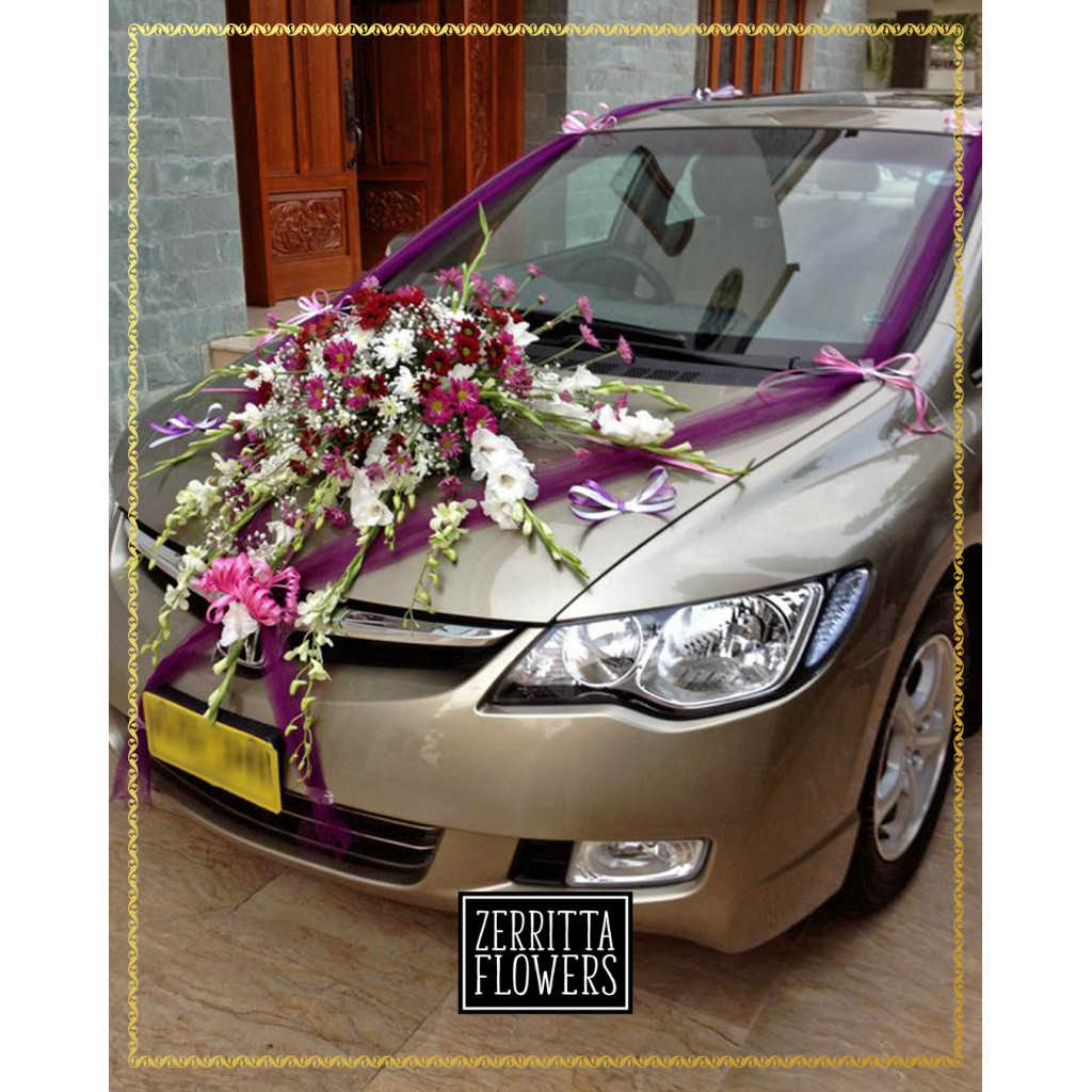 Floral Car Decorations for Weddings